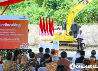 Groundbreaking Proyek Intiland Development di IKN Nusantara realestat.id dok