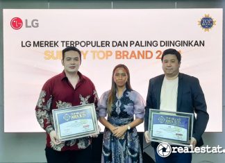 LG Electronics Indonesia meraih penghargaan Top Brand Award 2024-RealEstat.id-Adhitya Putra