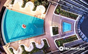 Kolam renang di One Global Resorts Green Square (Foto: Istimewa)