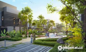 Area Park Zone di Klaster Adora Luxe yang berada di kawasan Terravia, BSD City (Foto: Dok. Sinar Mas Land)