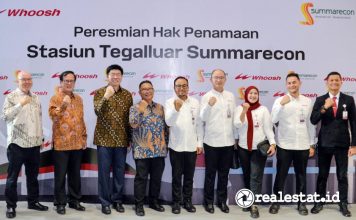 Peresmian Stasiun Tegalluar Summarecon Bandung realestat.id dok