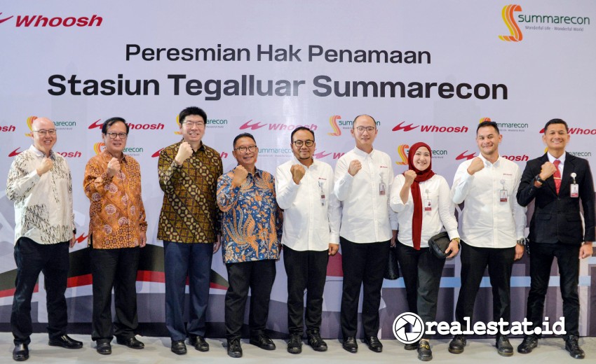 Peresmian Hak Penamaan Stasiun Tegalluar Summarecon di Bandung, Rabu, 28 Agustus 2024 (Foto: Dok. Summarecon)