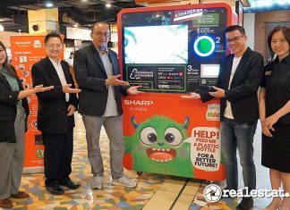 Sharp Indonesia Botol Plastik Mall Artha Gading mesin RVM Realestat.id dok