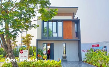 Show Unit Rumah Klaster Mizumi di Cinity Cikarang International City Bekasi Realestat.id dok