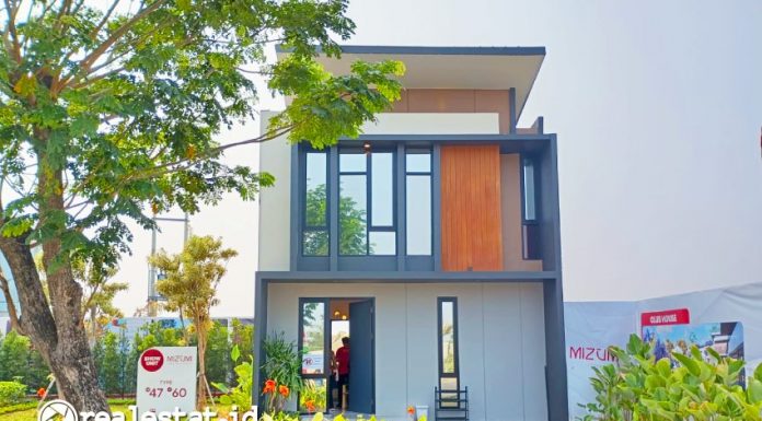 Show Unit Rumah Klaster Mizumi di Cinity Cikarang International City Bekasi Realestat.id dok