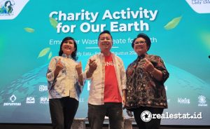 Synergy Lady Leaders menggelar acara 'Charity Activity for Our Earth' bertema ‘Hero In Sustainability: Women Making A Difference’ yang berlangsung di kawasan OCBD, Bogor, Rabu, 21 Agustus 2024. (Foto: Dok. Realestat.id)