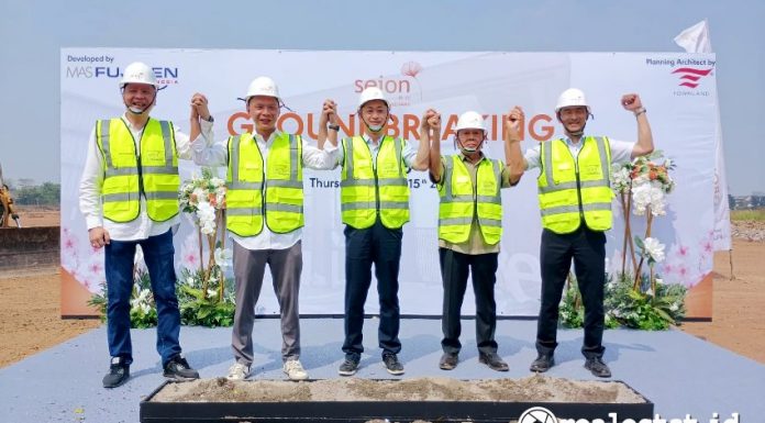 groundbreaking seion tangerang mas fujiken realestat.id