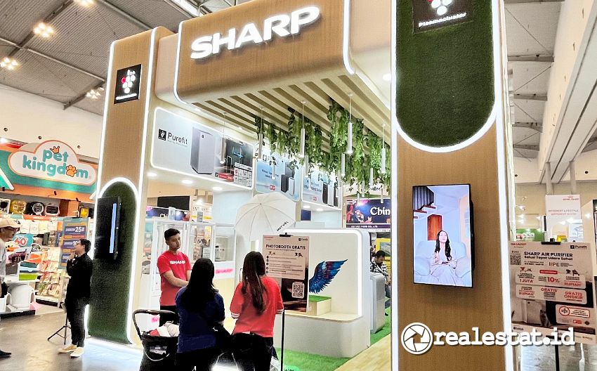 Booth Sharp di ajang IIPE 2024, ICE BSD City (Foto: Istimewa)