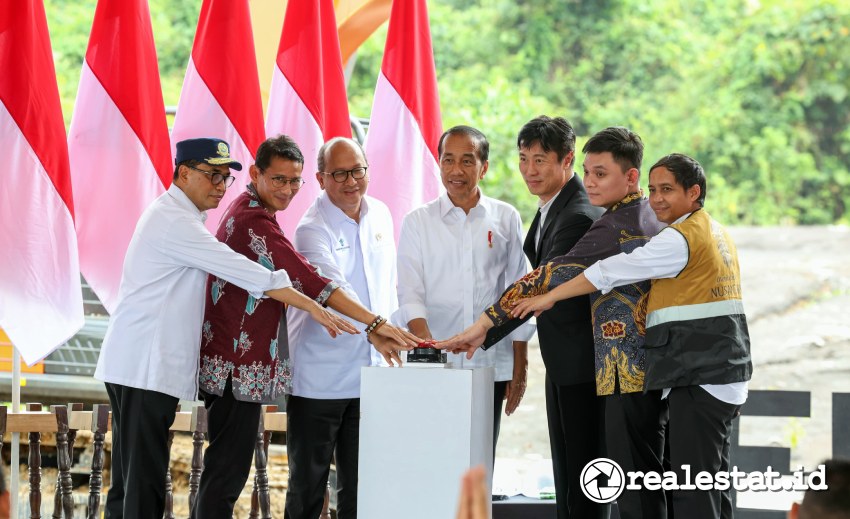 Groundbreaking Delonix Nusantara, proyek Mixed-Use IKN, Rabu, 25 September 2024 (Foto: Dok. Humas Otorita IKN)