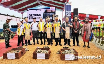 Groundbreaking Rusun ASN TNI AL DOB Papua Barat Daya Kementerian PUPR Realestat.id dok