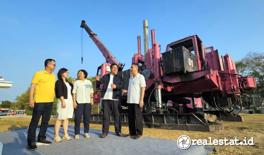 Prosesi groundbreaking community center Amesta Living, Surabaya Timur, Sabtu, 28 September 2024 (Foto: Istimewa) 