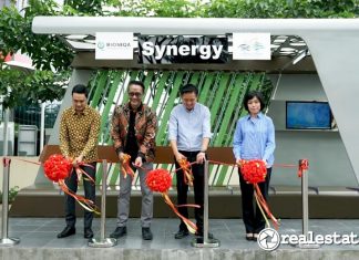 Halte Synergy Alam Sutera Bioniqa Teknologi Tenaga Alga Fotobioreaktor Realestat.id dok