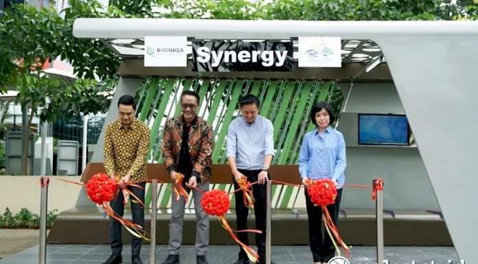 Halte Synergy Alam Sutera Bioniqa Teknologi Tenaga Alga Fotobioreaktor Realestat.id dok