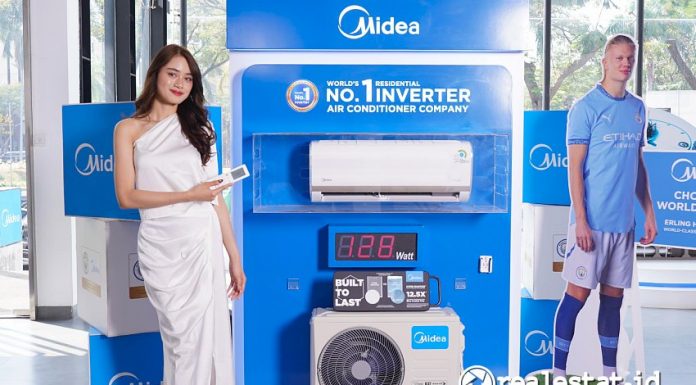 Midea AC Inverter 1/2 PK Realestat.id dok