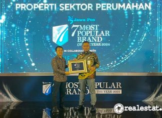 PP Properti PPRO Jawa Pos 7 Most Popular Brand of The Year 2024 Perumahan Realestat.id dok