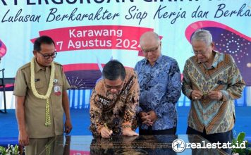 Peresmian SMK Sekolah Perguruan Cikini KIIC Karawang Realestat.id dok