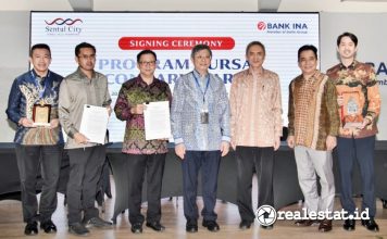 Signing Ceremony PT Sentul City Bank Ina Perdana KPR Secondary Realestat.id dok