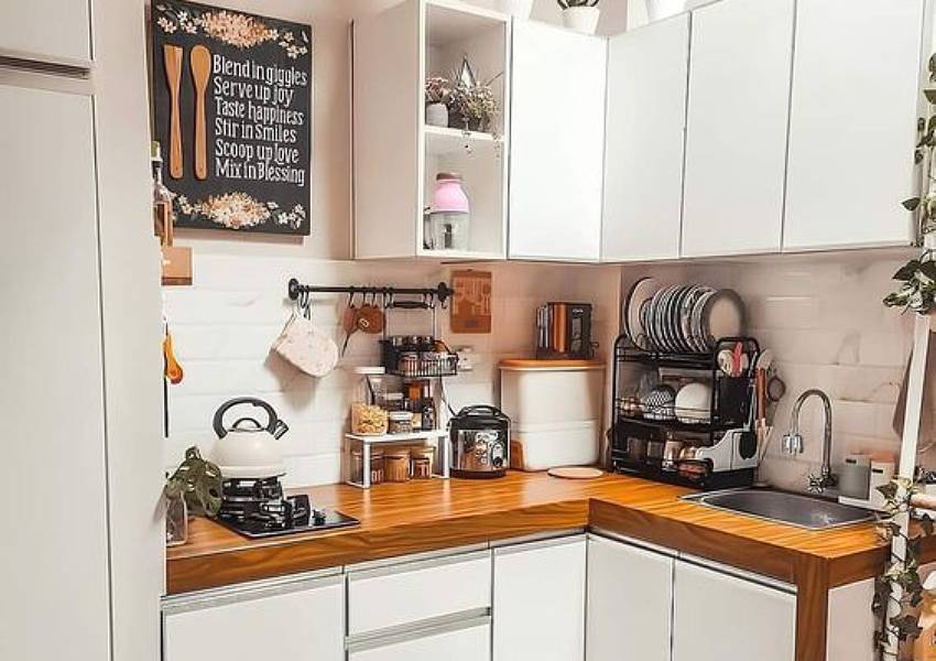 dapur sederhana tapi mewah-pinterest