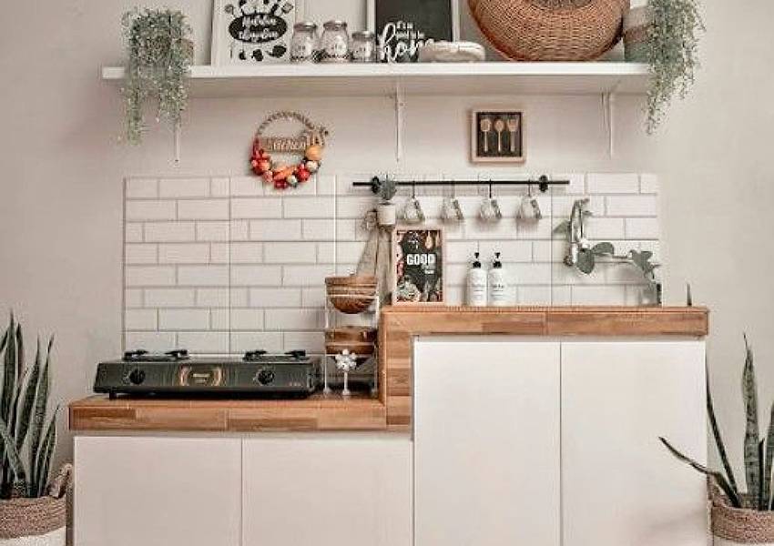 gambar dapur sederhana dan rapi