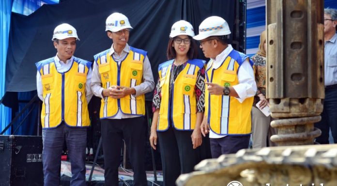 Groundbreaking Learning Center dan Dormitory BTN di Bandung, Kamis, 17 Oktober 2024. (Foto: Dok. Bank BTN) 