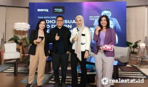 Talkshow bertajuk "Audio-Visual and Design Integration" yang digelar BenQ Indonesia dan Focal Powered by Naim di IDD, PIK2, Sabtu, 19 Oktober 2024. (Foto: Dok. Realestat.id)