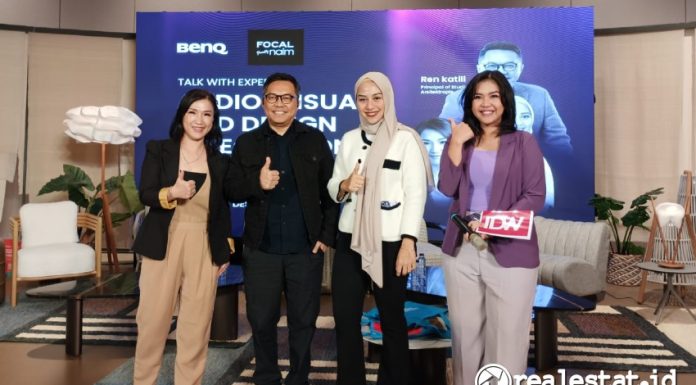 BenQ Focal Powered by Naim Talkshow Audio Visual and Design Integration IDD PIK2 Realestat.id dok