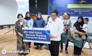 Jababeka Program Getas Gerakan Sehat Atasi Stunting Kabupaten Bekasi Realestat.id dok