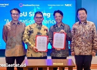 MOU Sinar Mas Land dan NEC Indonesia Adaptation Finance Realestat.id dok