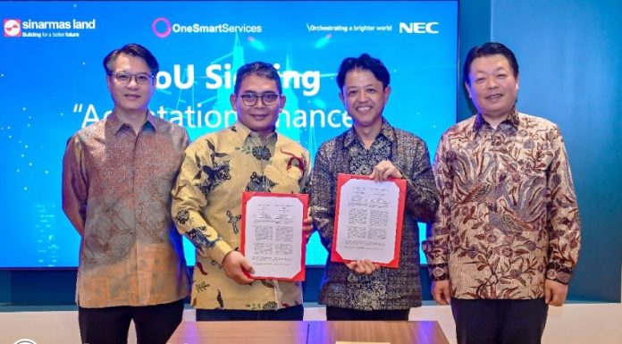 MOU Sinar Mas Land dan NEC Indonesia Adaptation Finance Realestat.id dok