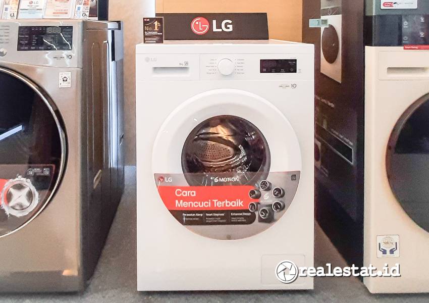 Mesin Cuci LG Front Loading 8kg terbaru 2024-RealEstat.id