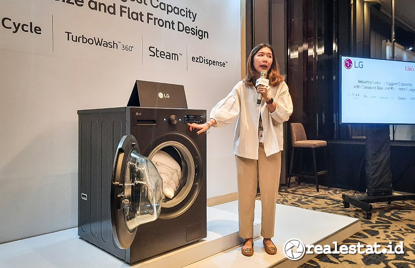 Mesin cuci front loading LG WM AI DD 2.0-RealEstat.id-Adhitya Putra