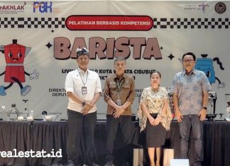 Pelatihan Barista Living World Kota Wisata Cibubur Kemenparekraf realestat.id dok