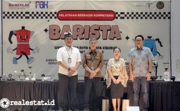 Pelatihan Barista Living World Kota Wisata Cibubur Kemenparekraf realestat.id dok