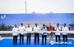 Peresmian gerbang Abisvara Kota Harapan Indah, Bekasi. (Foto: RealEstat.id)