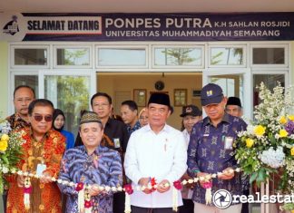 Peresmian Rusun Mahasiswa Unimus Semarang Kementerian PUPR Realestat.id dok