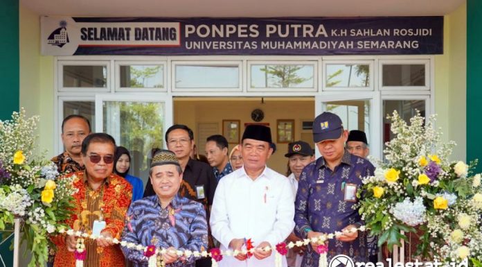 Peresmian Rusun Mahasiswa Unimus Semarang Kementerian PUPR Realestat.id dok