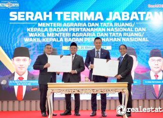 Sertijab Menteri ATR Kepala BPN AHY Nusron Wahid Realestat.id dok