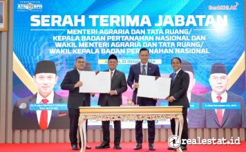 Sertijab Menteri ATR Kepala BPN AHY Nusron Wahid Realestat.id dok