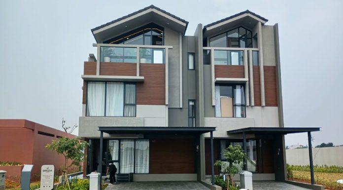 Show unit rumah di Klaster Briza Lakes, Summarecon Tangerang (Foto: Realestat.id/Anto Erawan)