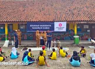 Edukasi Budidaya Tanaman cabai Paramount Petals Program GERCEP Tangerang realestat.i ddok