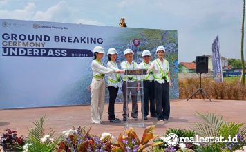 Giantara Serpong City Groundbreaking Underpass KRL Stasiun Cicayur Realestat.id dok