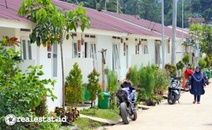 Hunian tetap (Huntap) yang dibangun Pemerintah. (Foto: Dok. Kementerian PKP)