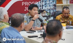 Menteri PKP, Maruarar Sirait bertemu pengurus dan senior REI guna membahas Program 3 Juta Rumah, JUmat, 8 November 2024. (Foto: Kementerian PKP)