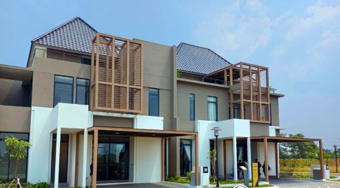 Rumah contoh di Klaster Havena Lakes di Summarecon Tangerang (Foto: Realestat.id/Anto Erawan)