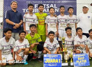 Kota Deltamas Sukses Helat Junior Cup Futsal Tournament 2024 Realestat.id dok