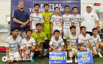 Kota Deltamas Sukses Helat Junior Cup Futsal Tournament 2024 Realestat.id dok