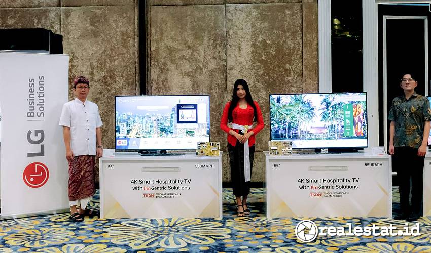 Peluncuran Commercial TV LG terbaru yang dilengkapi dengan Inovasi Casting Solution. (Sumber: LG Indonesia)