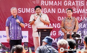 Menteri PKP Aguan Gerakan Nasional Gotong Royong Bangun Rumah Gratis untuk Rakyat Tangerang Realestat.id dok