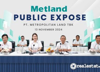 PT Metropolitan Land Tbk Metland Public Expose Kuartal III 2024 Realestat.id dok