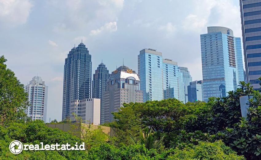 Kawasan perkantoran di CBD Jakarta. (Foto: Realestat.id/Anto Erawan)